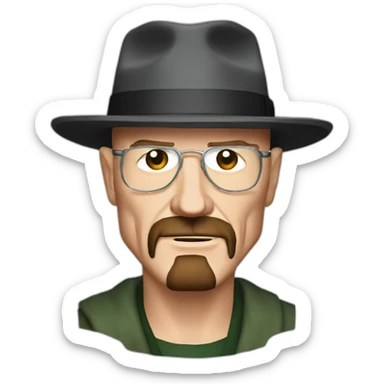 Heisenberg breaking bad sticker