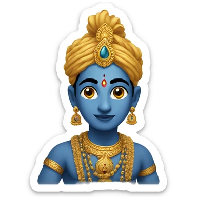 Krishna sticker