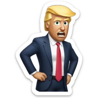 Donald Trump embarrassing sticker