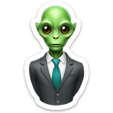 Alien realtor  sticker