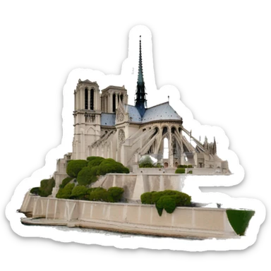 Notre dame de la garde marseille sticker