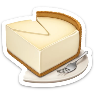 White cheesecake sticker