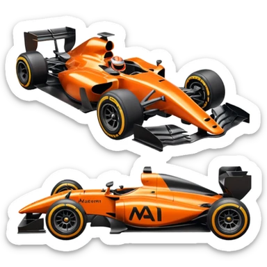 formula one mclaren sticker