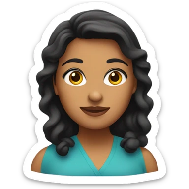 A big but latina sticker