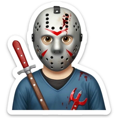 Jason Voorhees sticker