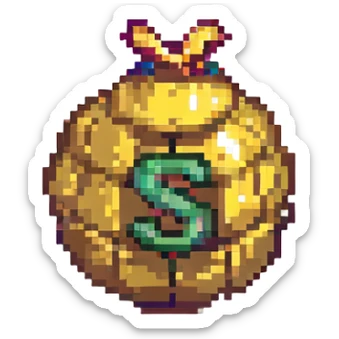 give me a rupee in zelda sticker