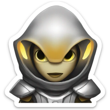 alien Crusader futuristic roguelike rpg style inspired by slay thee spire sticker