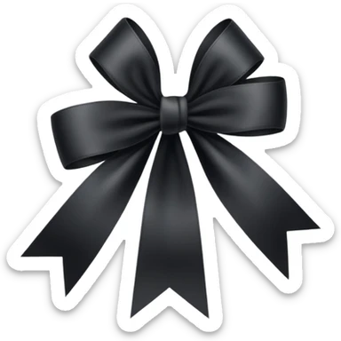 Lazo negro sticker