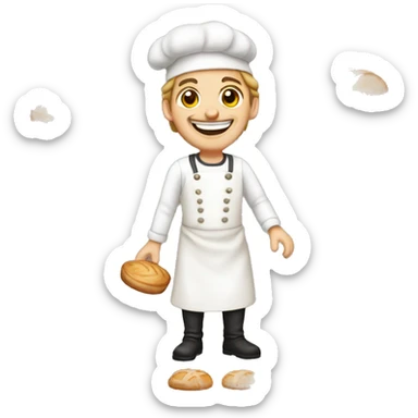 french baker sticker