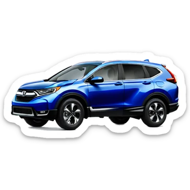 Blue Honda CR-V Hybrid Sport Touring  sticker