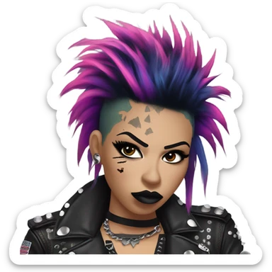 PUNK ROCK SINGER  sticker
