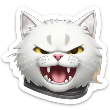 Battle cats crazed cats sticker