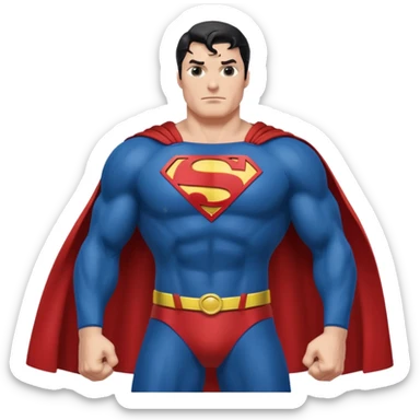 A comic book depicting the Superman Wars sticker