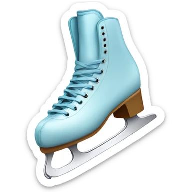 Ice skates sticker