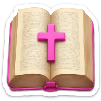 Pink Bible  sticker