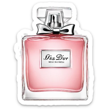 Miss dior perfume sticker