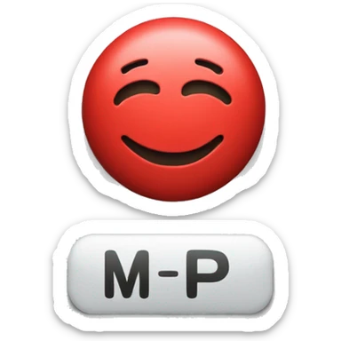 big red button with MEP on it sticker