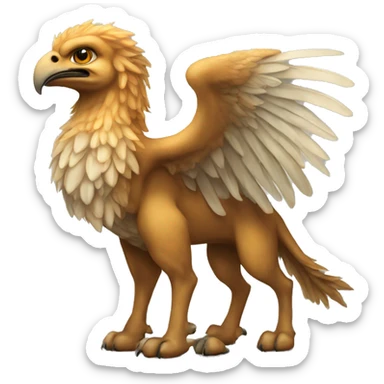 mythological creature, griffin sticker