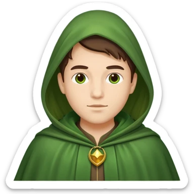 green Cloaked night guard sticker