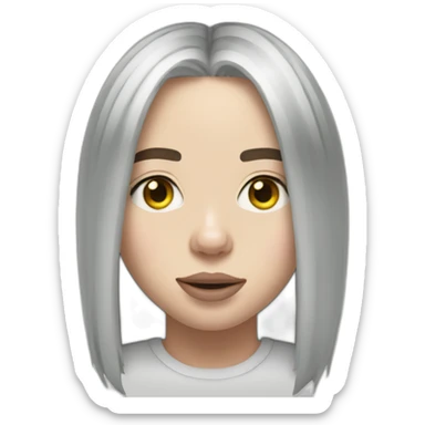 Billie eilish chanteuse 2018 sticker
