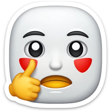 I hate you text  sticker