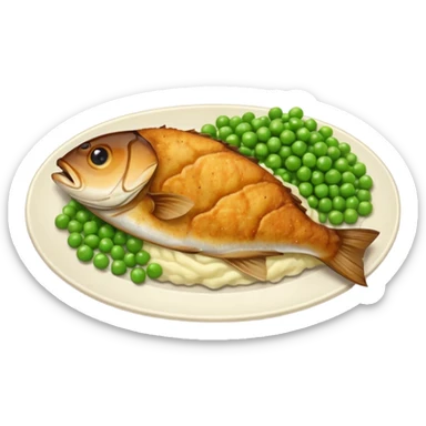 fish dinner sticker