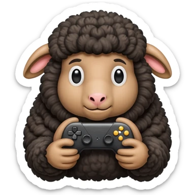 black sheepplayingvideogames sticker