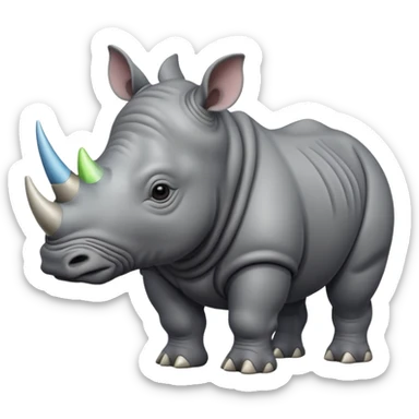 rhinoceros sticker