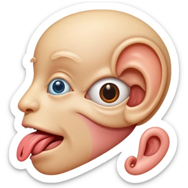 1.6 Sensory Organs 👂 👁️ 👅 sticker