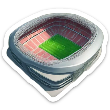 estadio de futebol sticker