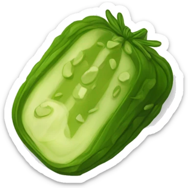 Dill pickle chip sticker