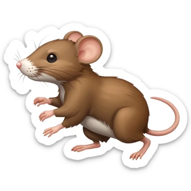 rat running sticker