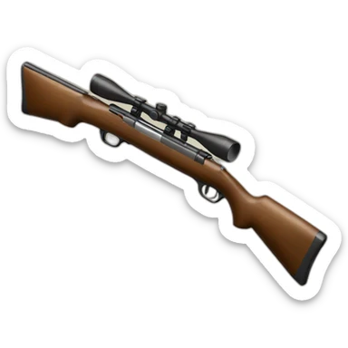 Hunting riffle sticker