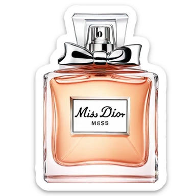 miss dior perfume sticker
