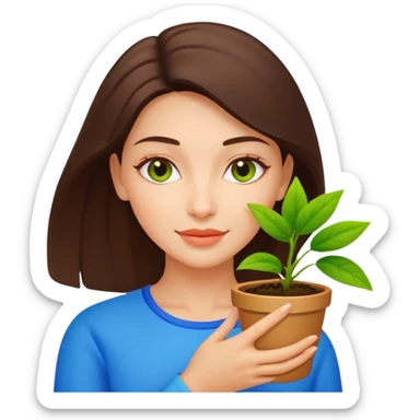 ultra realistic ukrainian american plant flex sticker