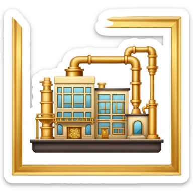 Isometric small jewelry factory gold  sticker