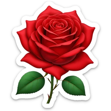 Çiçek gül sticker