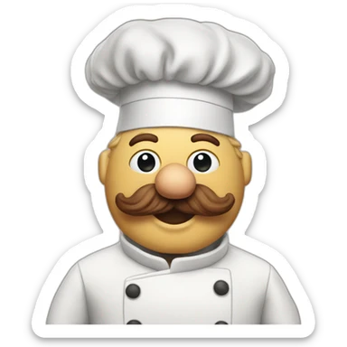 a swedish chef sticker