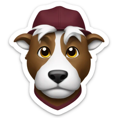 Texas State university mascot sticker