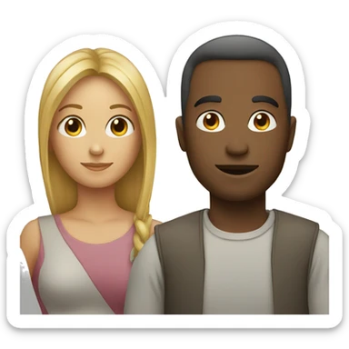 two people Talking sticker