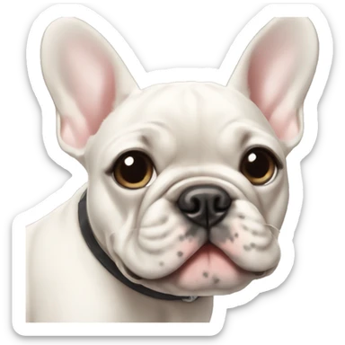 puppy french bulldog sticker