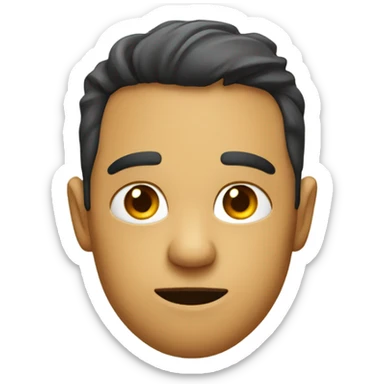 Smirk with tear sticker