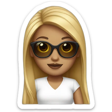 memoji-girl-sunglasses sticker