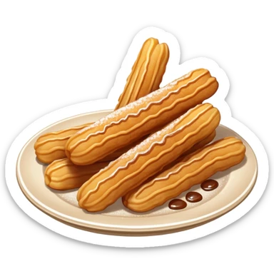 THE CHURROS MAKE IT BLACK sticker