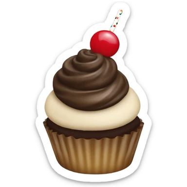 Cupcake with Espresso martini  sticker