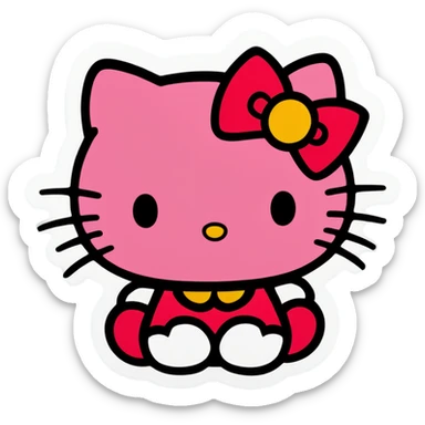 Hello kitty sticker