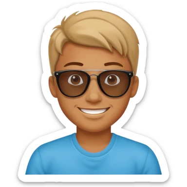 I want one little emoji for one hot boy. I want to show him with emoji that he is so hot and atrractive sticker