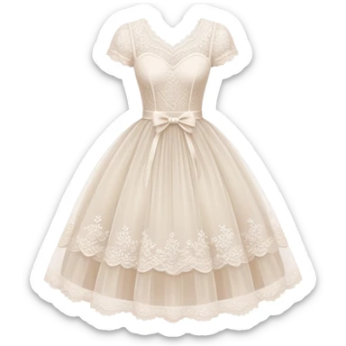 White romantic vintage aesthetic  sticker