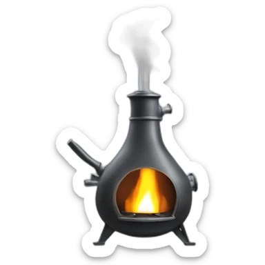 gaz burner sticker