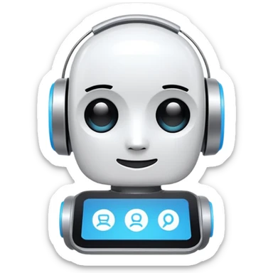 simple chatbot android version sticker